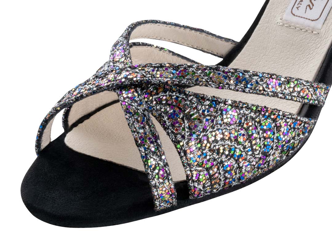 July 65  Brokat silber multi