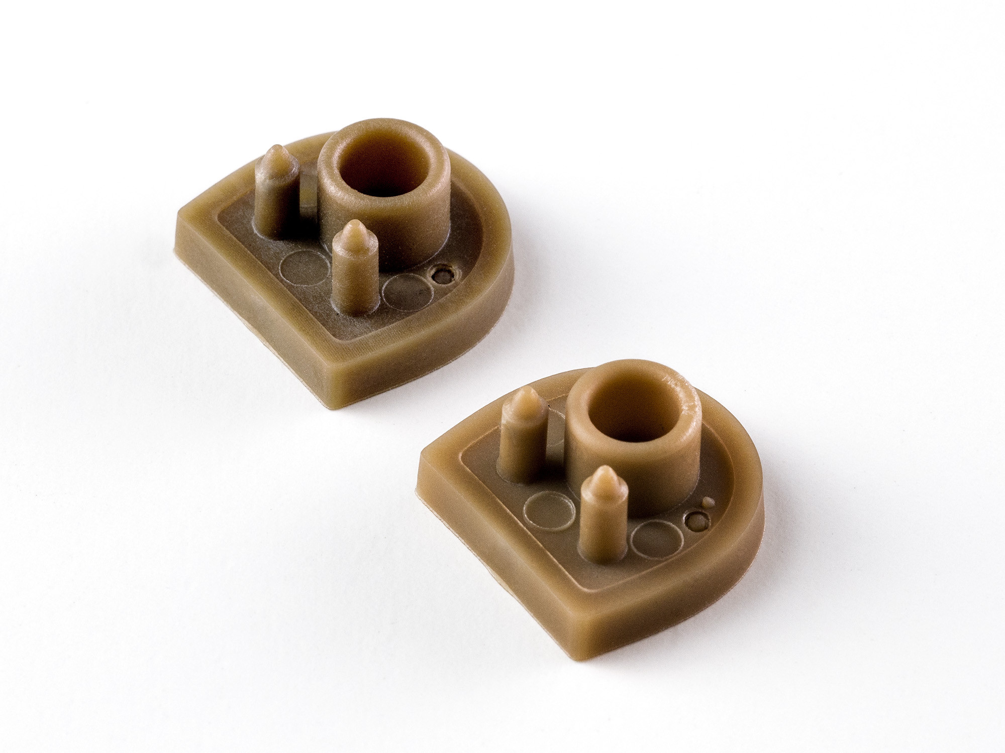 Absatzfleck für 6cm Absatz braun
