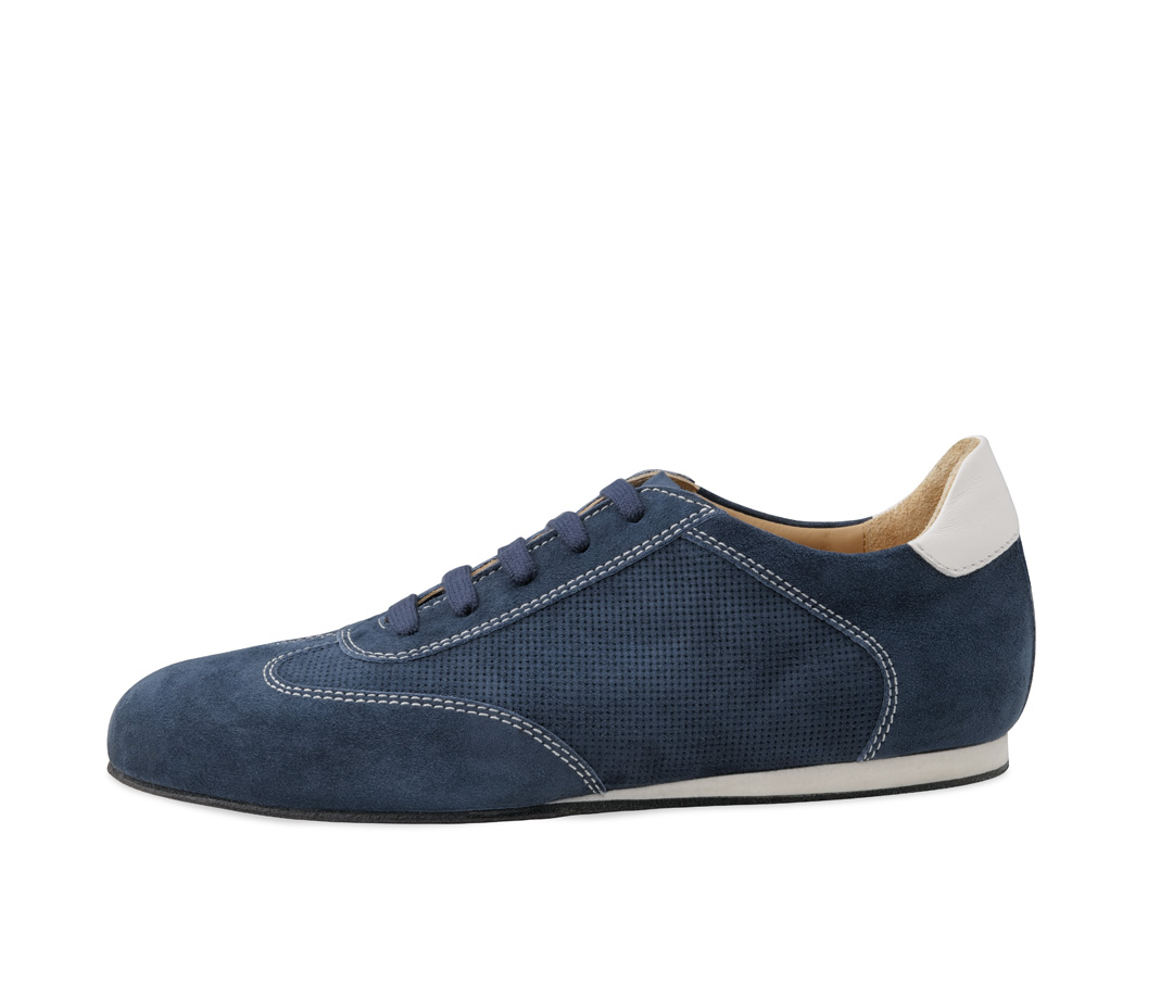 Positano Edelsneaker blau weiß