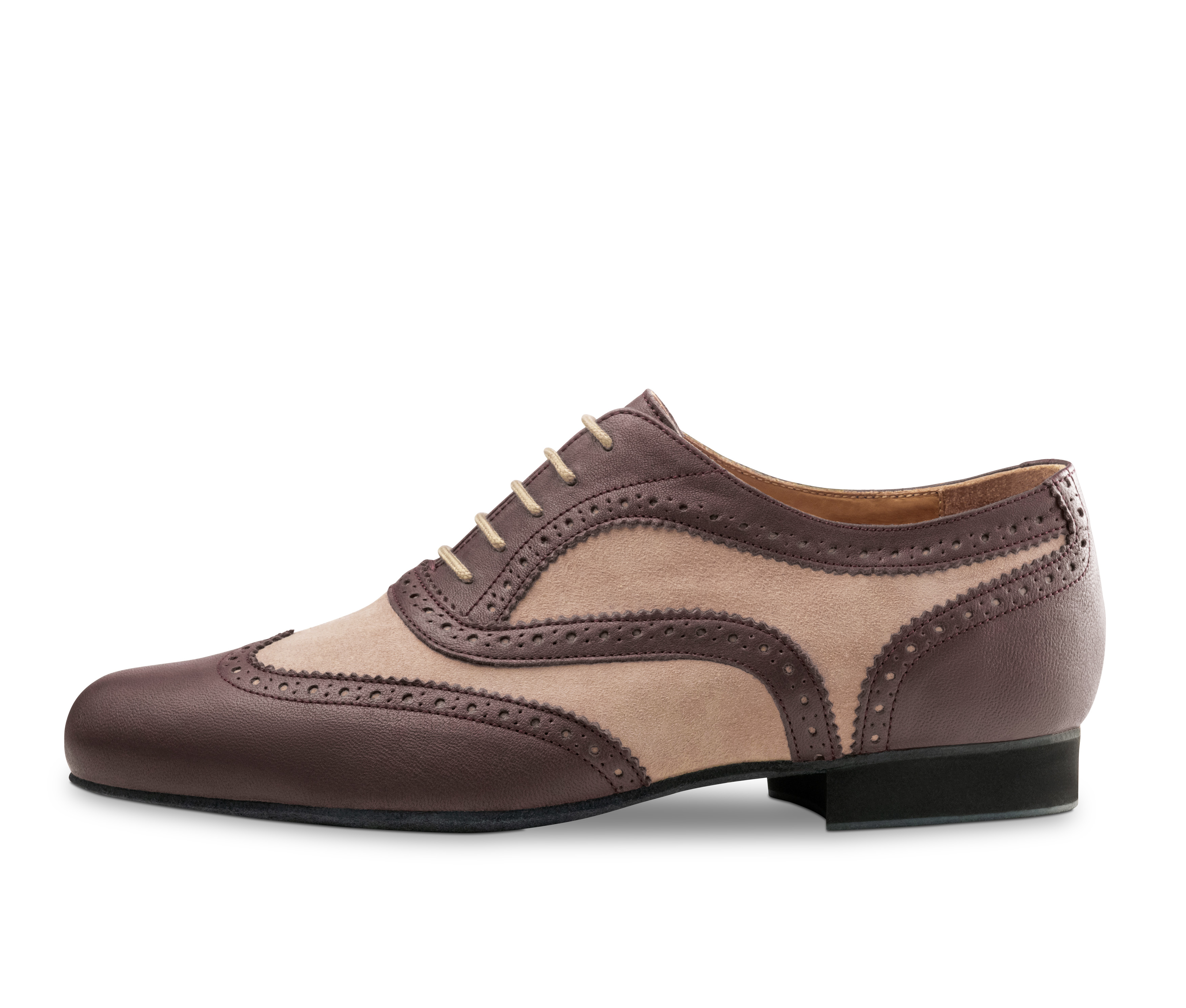 Napoli Nappa Barolo/Samtziege Taupe
