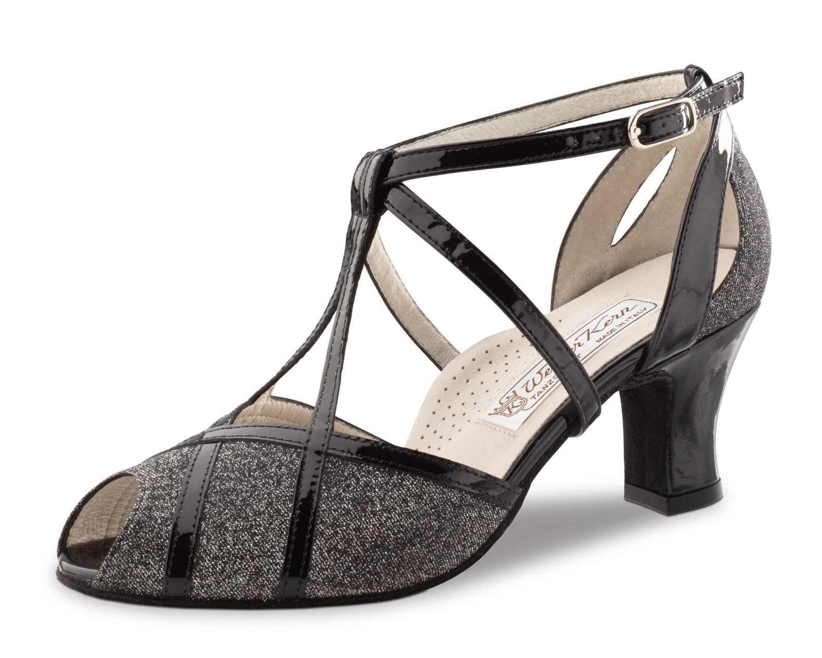 Tanzschuhe glitzernd offen Salsa Tango