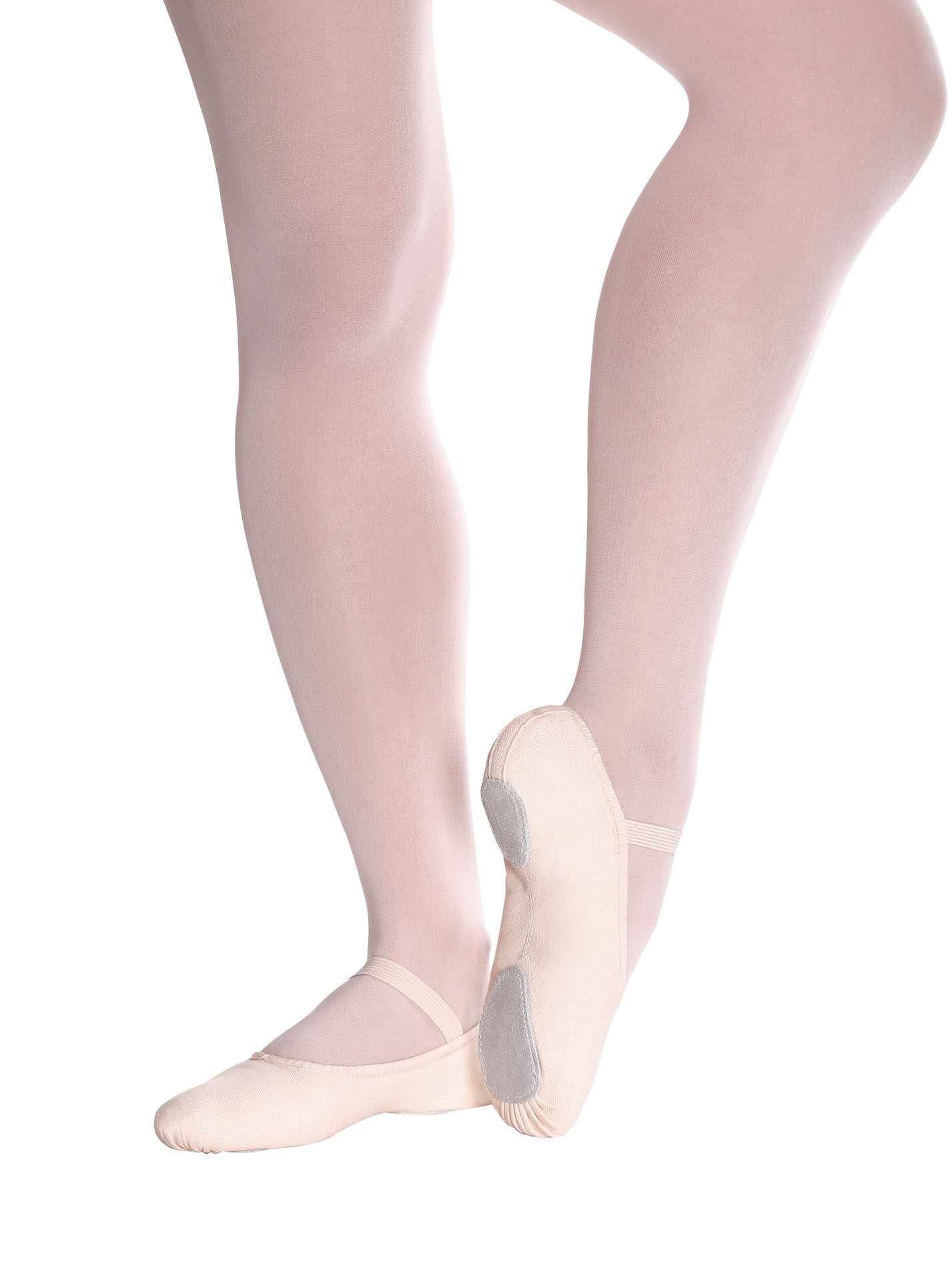 Ballettschläppchen Leinen geteilte Sohle