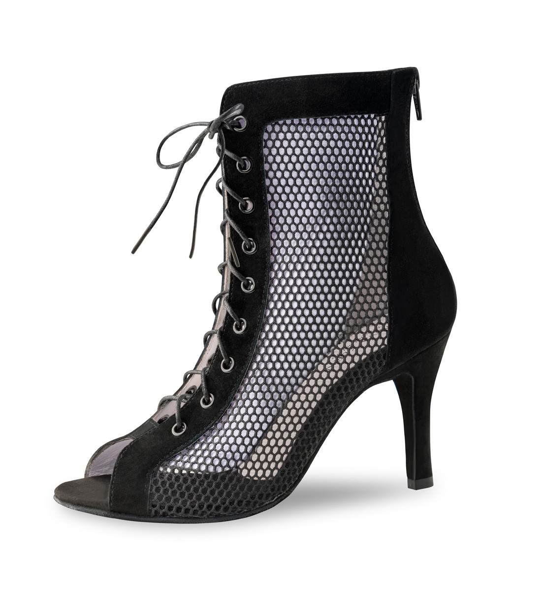 Tanzschuh Stiefelette Mesh Latein